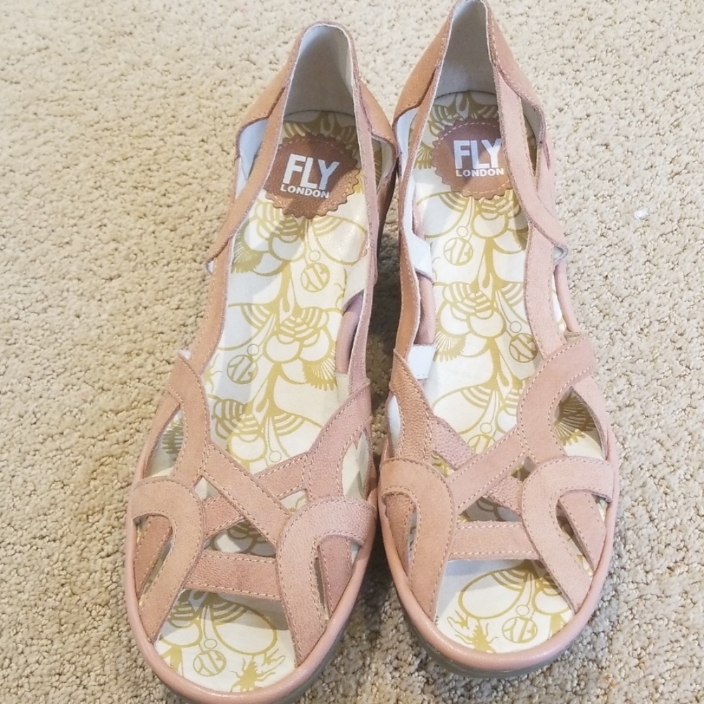 Fly London Open toe wedges